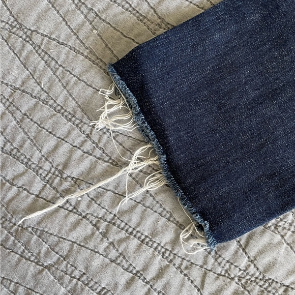 Rag & Bone The Dre Distressed Dark Wash Mid Rise Skinny Jeans Size 26 - Picture 8 of 8